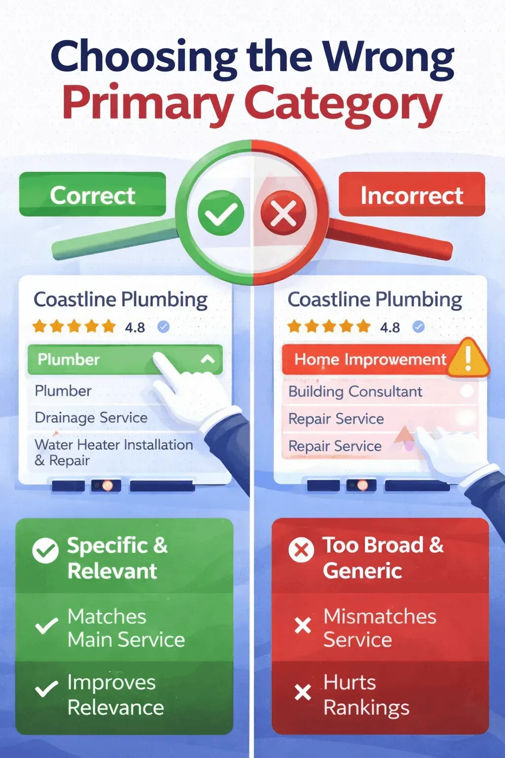 Choosing the Wrong Primary Category