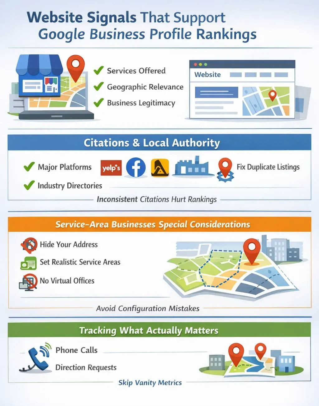 Website Signals That Support Google Business Profile Rankings